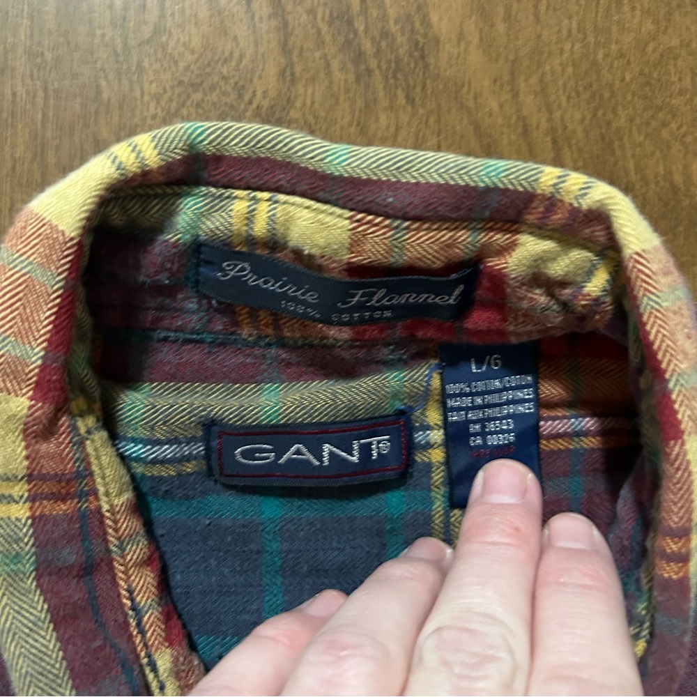 GANT flannel shirt L - Picture 2 of 2